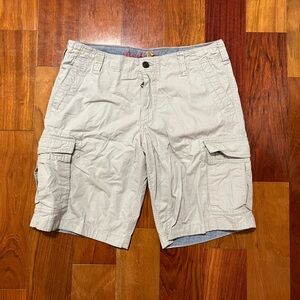 Red Camel Men's Beige Cargo Shorts